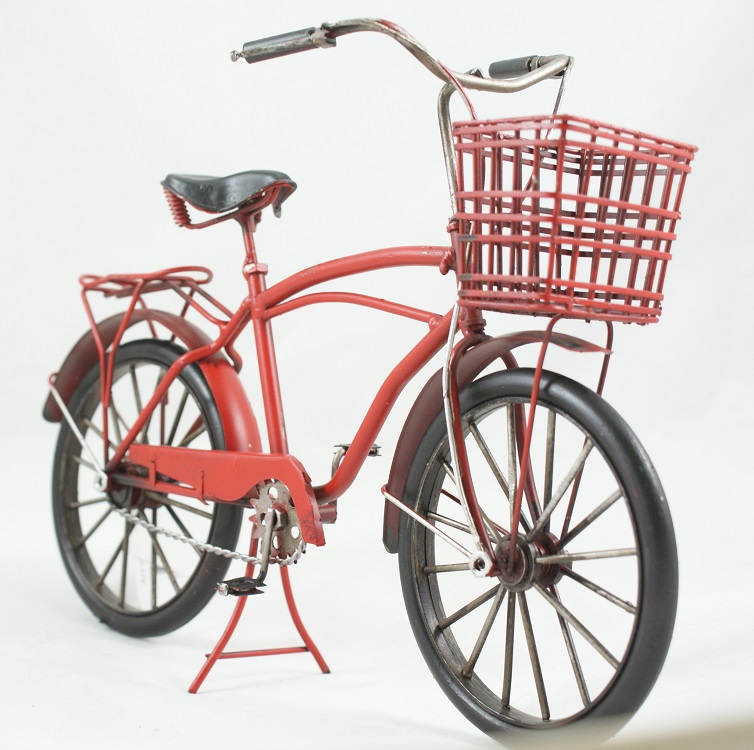 decoratieve rode fiets