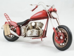 decoratieve rode model motor
